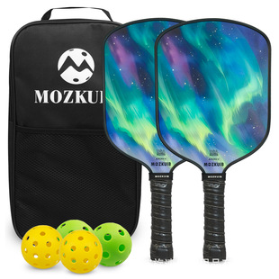 Pickleball Racket Set Fiberglass Pickleball Paddle Outdoor Pickleball Bag Training for Novices