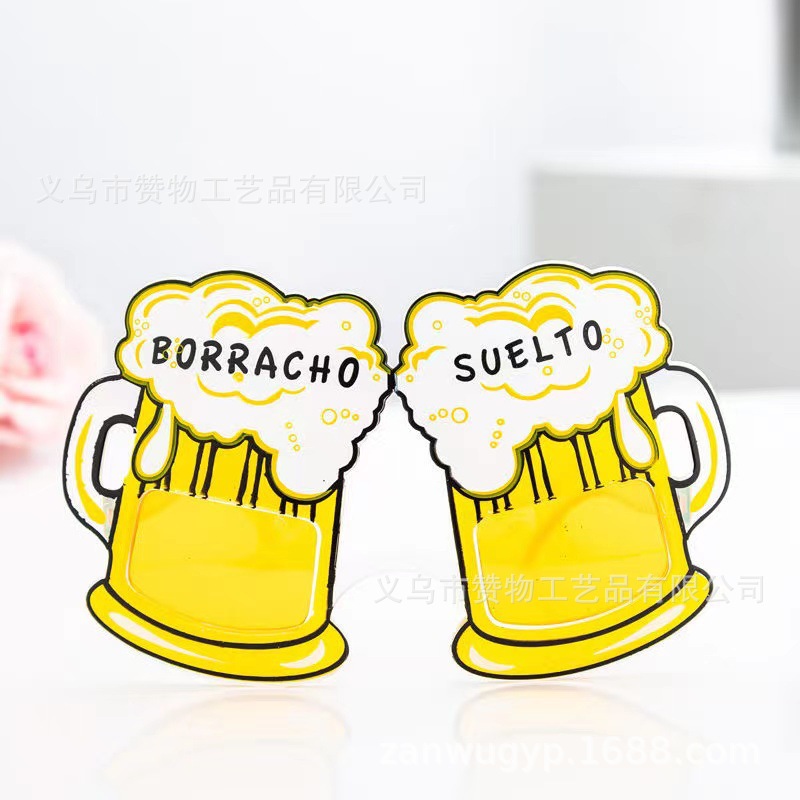 Tazas de cerveza extrañas nuevas gafas barra bungee fiesta suministros de fiesta exagerado estilo accesorios de emoción