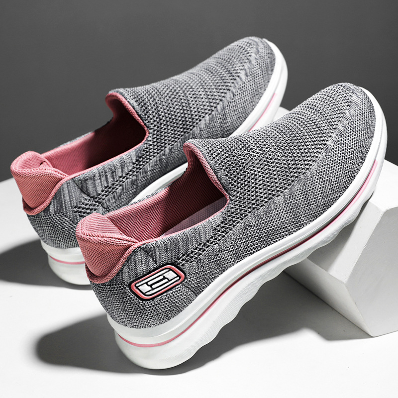 El Jin Seyuan| Zapatos de mujer zapatos casuales superficiales zapatos de par de zapatos de malla transpirables y cómodos