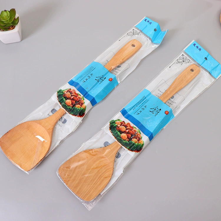 Wooden shovel, pipe from natural wood, 39cm, wholesale