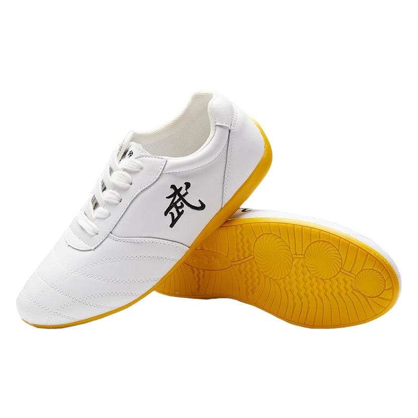 Zapatos de artes marciales piel de vaca Tai Chi zapatos de ejercicio para hombres y mujeres transpirables cómodos estilo nacional tendón inferior rendimiento zapatos de entrenamiento zapatos