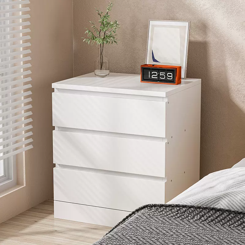 简易床头柜迷你简约现代卧室收纳柜窄床边带锁小型置物储物柜经济