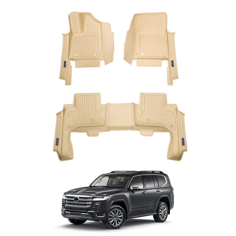 Para Toyota Land Cruiser Lc300 Beige alfombrilla especial Land Cruiser inyección TPE alfombrilla