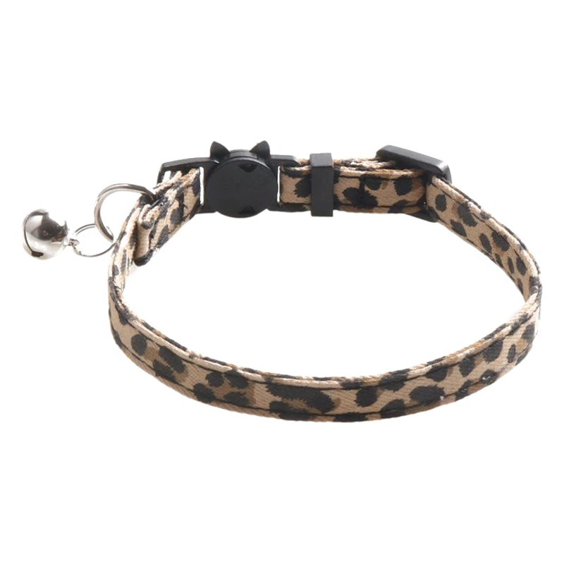 Aminger Новый леопардовый узор Pet ошейник кошачий ошейник завод Outlet
