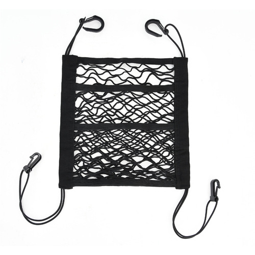 Car net storage elastic bag, car seat storage net bag, car interior accessory