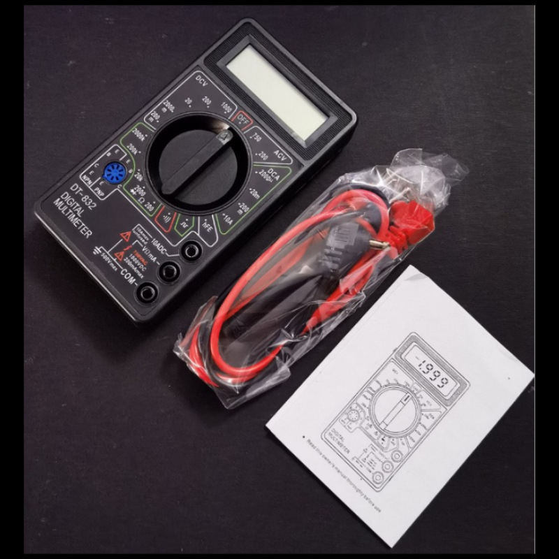 DT832万用表 手持电工万能表 通断蜂鸣