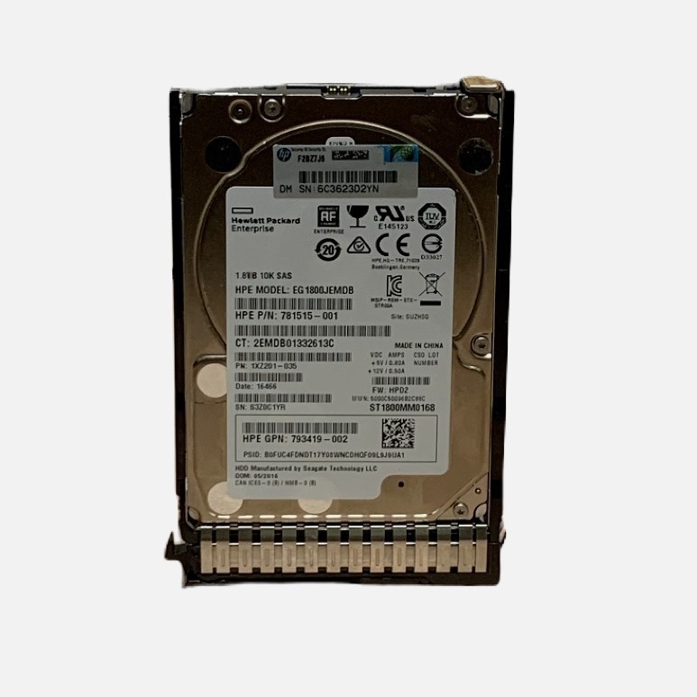 Made In China 872481-B21 Hpe 1.8tb Sas 10K Sff Sc 512e Ds HDD 12g Enterprise 10 K Sff 2 5 In Hdd - Foto 9