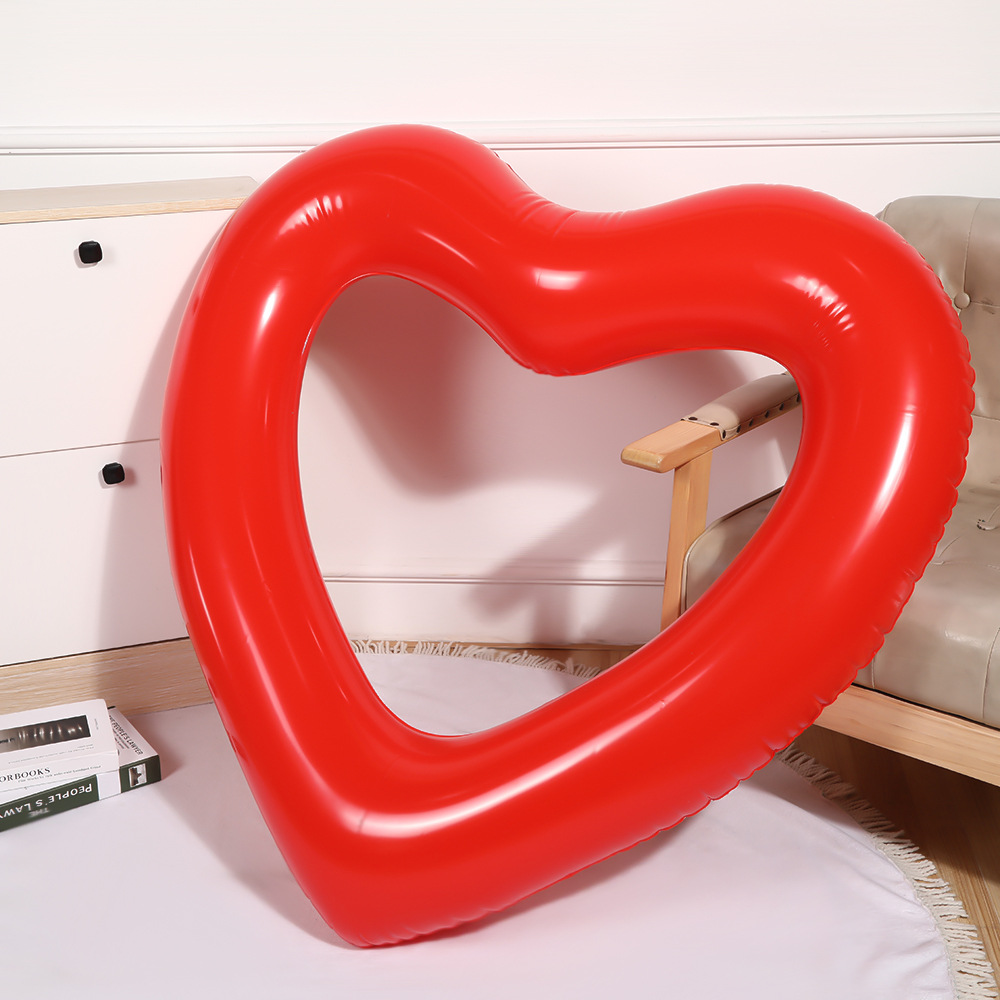 red swimming ring