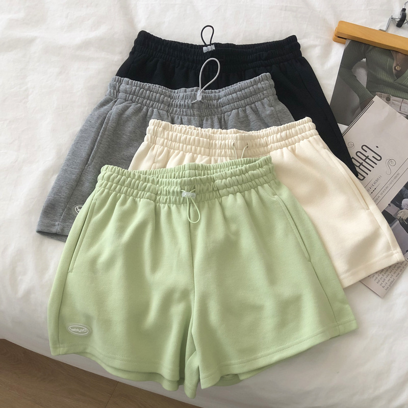 Sports Shorts Women's 2022 Summer New Casual Breathable All-match Loose Home Wide-leg Hot Pants for Students Cross-Border Sports Shorts Women's 2022 Summer New Casual Breathable All-match Loose Home Wide-leg Hot Pants for Students Cross-Border