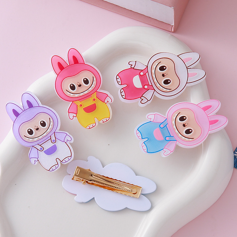卡通labubu拉布布diy饰品配件 手机壳发饰棉拖鞋子ipad套冰箱贴片|undefined