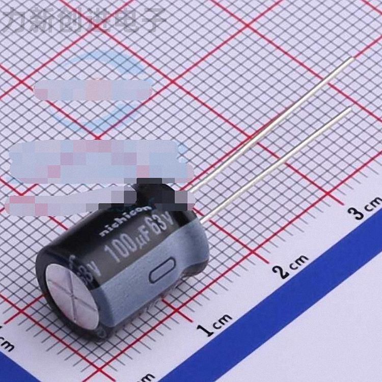 UVR1J101MPD描述100uF 63V电解电容器