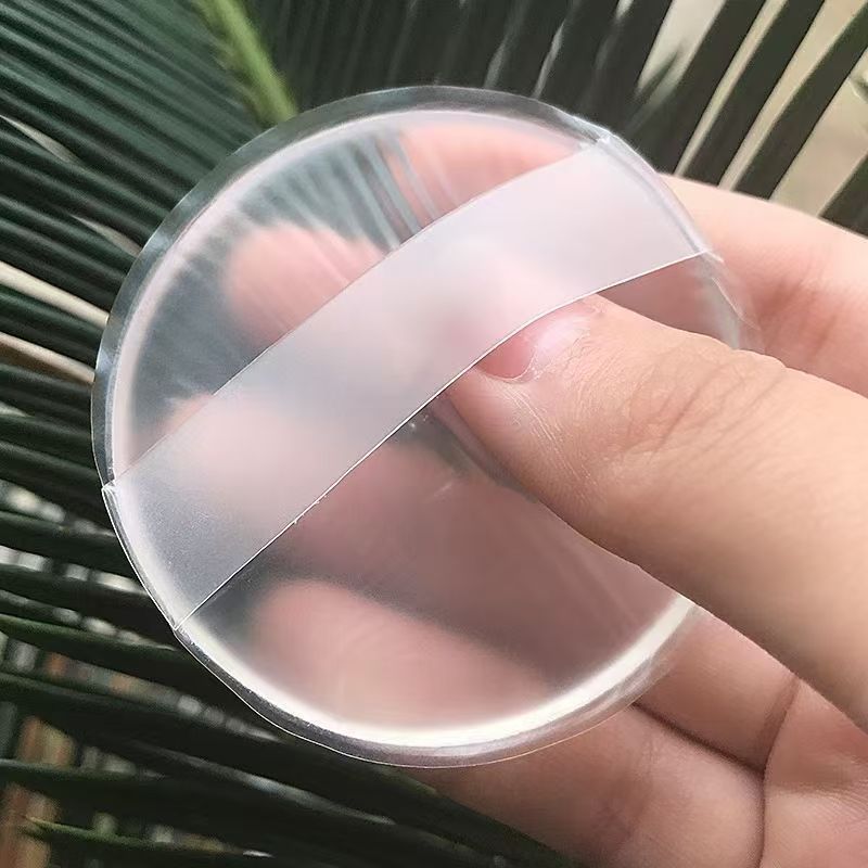 硅胶粉扑不吃粉水晶气垫BB 透明粉底果冻不吸粉化妆粉扑袋子