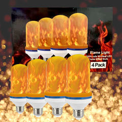 LED simulation dynamic flame light Christmas atmosphere flame light bulb bar KTV atmosphere lighting blue edge flame light