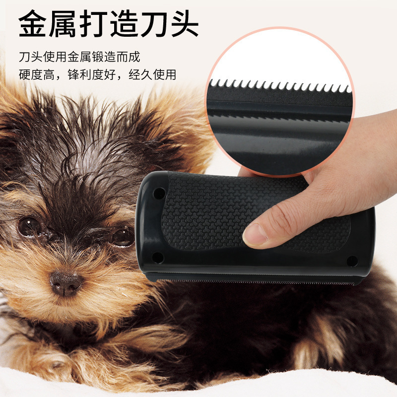クロスボーダーペットコーム、脱毛コーム、薄毛カミソリ、犬の掃除と美容、浮き毛の除去、馬の毛と汗の削り取り|undefined