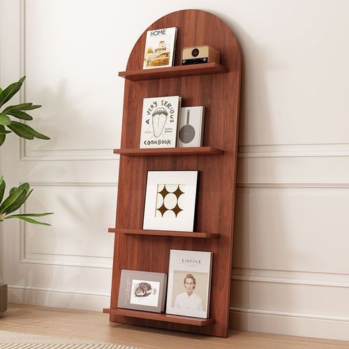 zsr retro arched floor-to-ceiling storage rack internet celebrity wall bookshelf multi-layer magazine rack Nordic ins newspaper display book