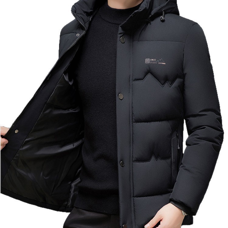 Invierno transfronterizo chaqueta de algodón de pluma para hombres chaqueta de algodón para hombres chaqueta de algodón para hombres chaqueta de invierno cálida
