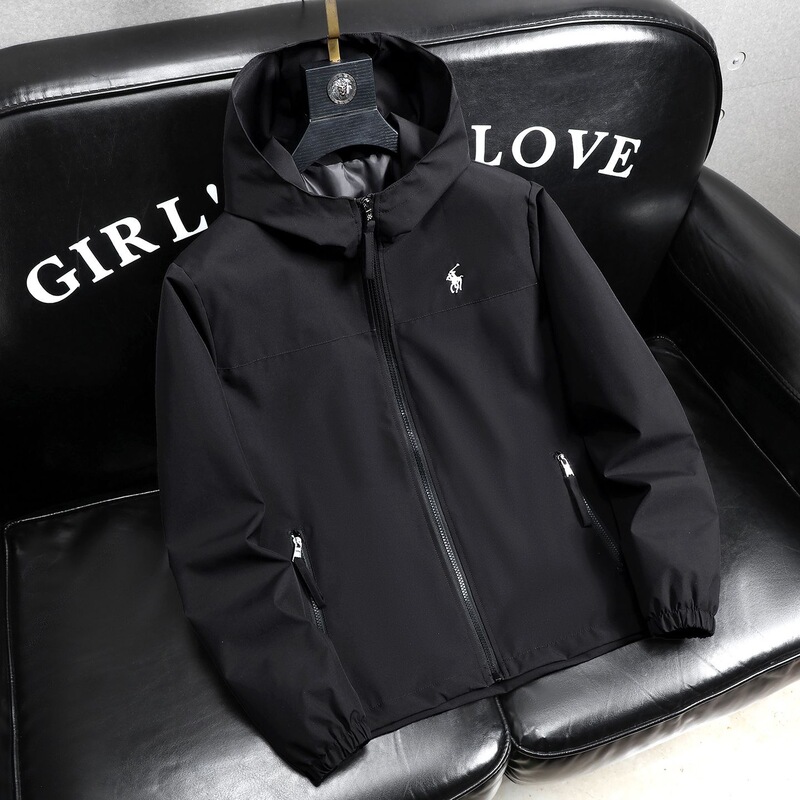 Men's spring and autumn embroidered Korean-style trendy and stylish waterproof jacket, available in stock, other styles also available Men's spring and autumn embroidered Korean-style trendy and stylish waterproof jacket, available in stock, other styles also available