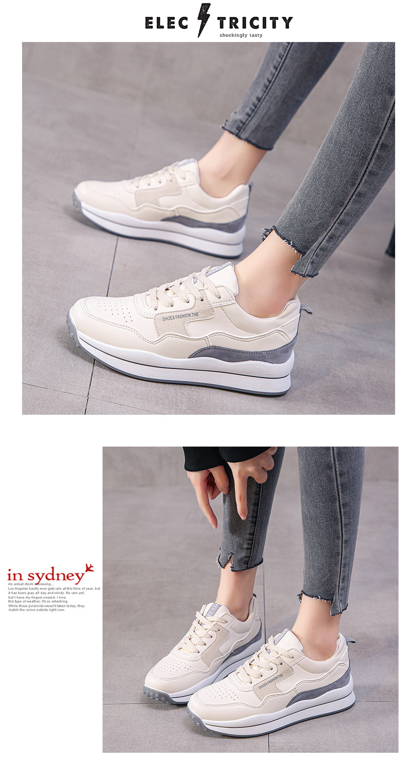 Women's Casual Solid Color Round Toe Sports Shoes display picture 1