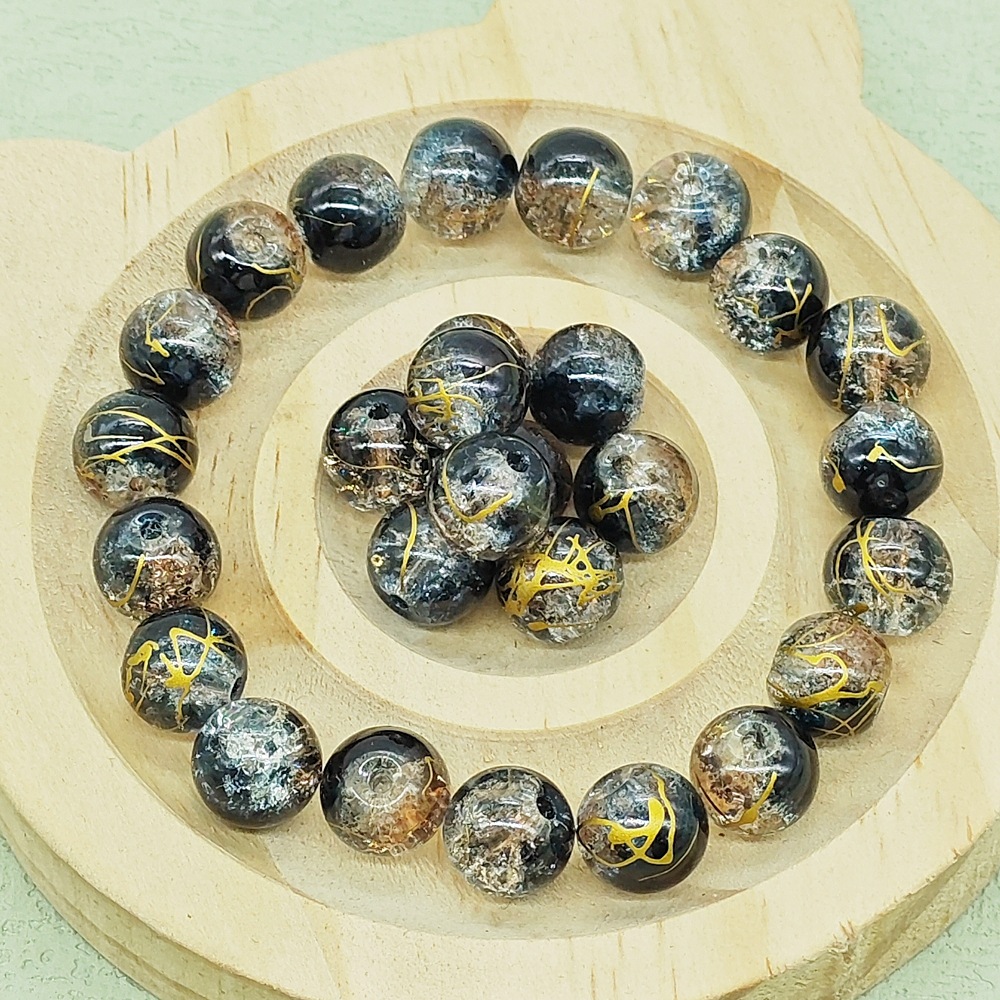 DIY Jewelry Accessories Classification 50 PCS/Package Glass Color Block DIY Jewelry Accessories Beads