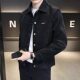 Jacket Men's Spring and Autumn 2024 New Fashion Brand Suede Casual Jacket Men's Clothes
