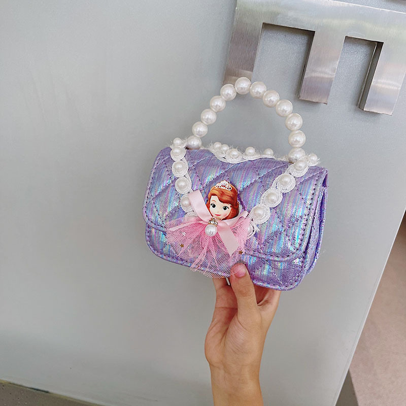 Bolso para niños pequeña niña 2021 bolso de hombro de moda Aisha bolsa de mensajero blanca como la nieve mini bolso de moda monedero
