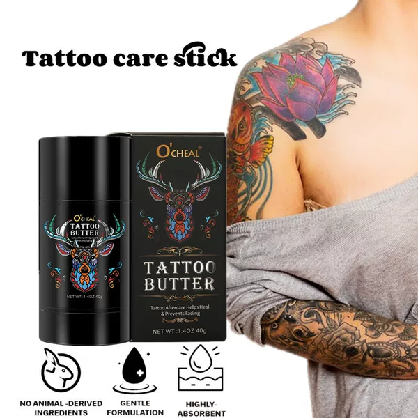 Cross-Border Popular Tattoo Solid Color Care Stick Color Development Skin Care Gentle Tattoo Embroidery Rotating Tattoo Cream