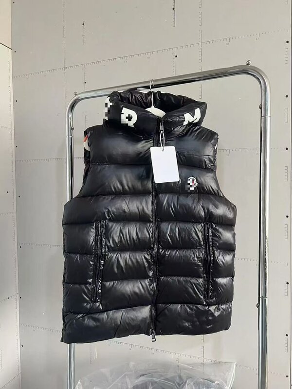 2025蒙冬季连帽修身短款棉服保暖情侣款重工艺正版字母帽子外套|undefined