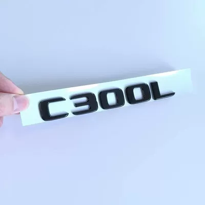 emblem, rear lettering sticker – Car logo - standard-c300l-character-sticker-black-label