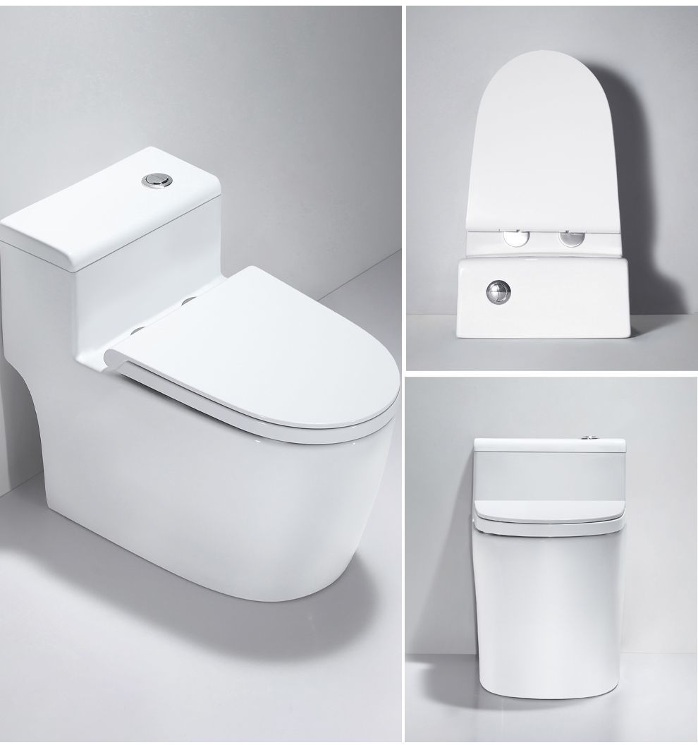 The first-level water efficiency of the toilet is enhanced. The seat is designed with a vortex opening. It features a four-hole super vortex siphon borderless toilet undefined