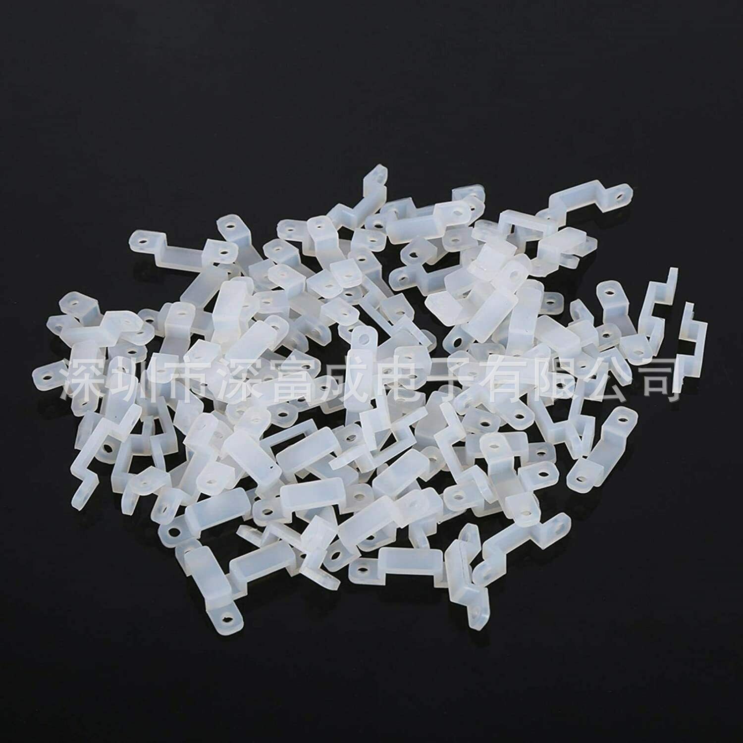 Barra de luz LED conector 8mm10mm12mm clip de silicona tira de luz clip de luz fija tira de luz de la hebilla conector de tira