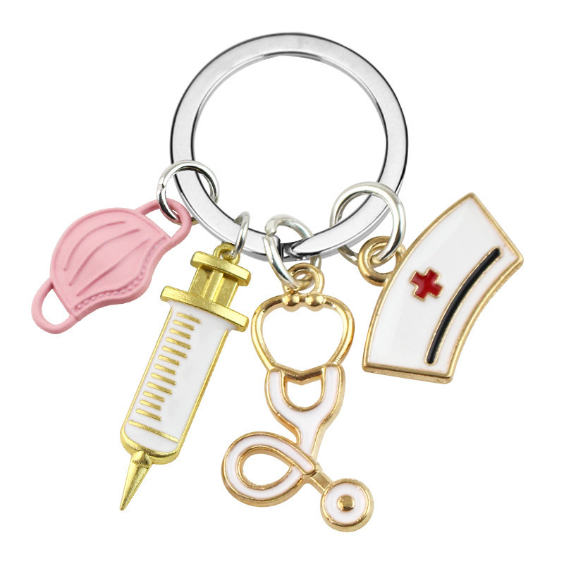 Nurse Doctor Mask Keychain Medical and Ambulance Personnel Key Ring Syringe Syringe Syringe Stethoscope Keychain Nurse Doctor Mask Keychain Medical and Ambulance Personnel Key Ring Syringe Syringe Syringe Stethoscope Keychain