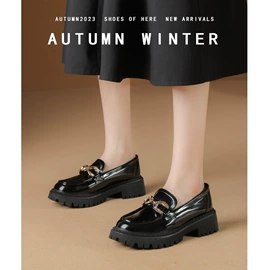 乐福鞋;女式时装单鞋;女式制服皮鞋