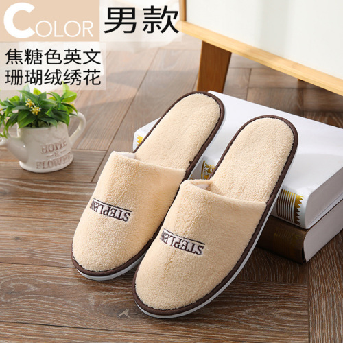 Waiter non-disposable EVA indoor slippers wholesale for B&B LOGO guest use five-star hotel travel