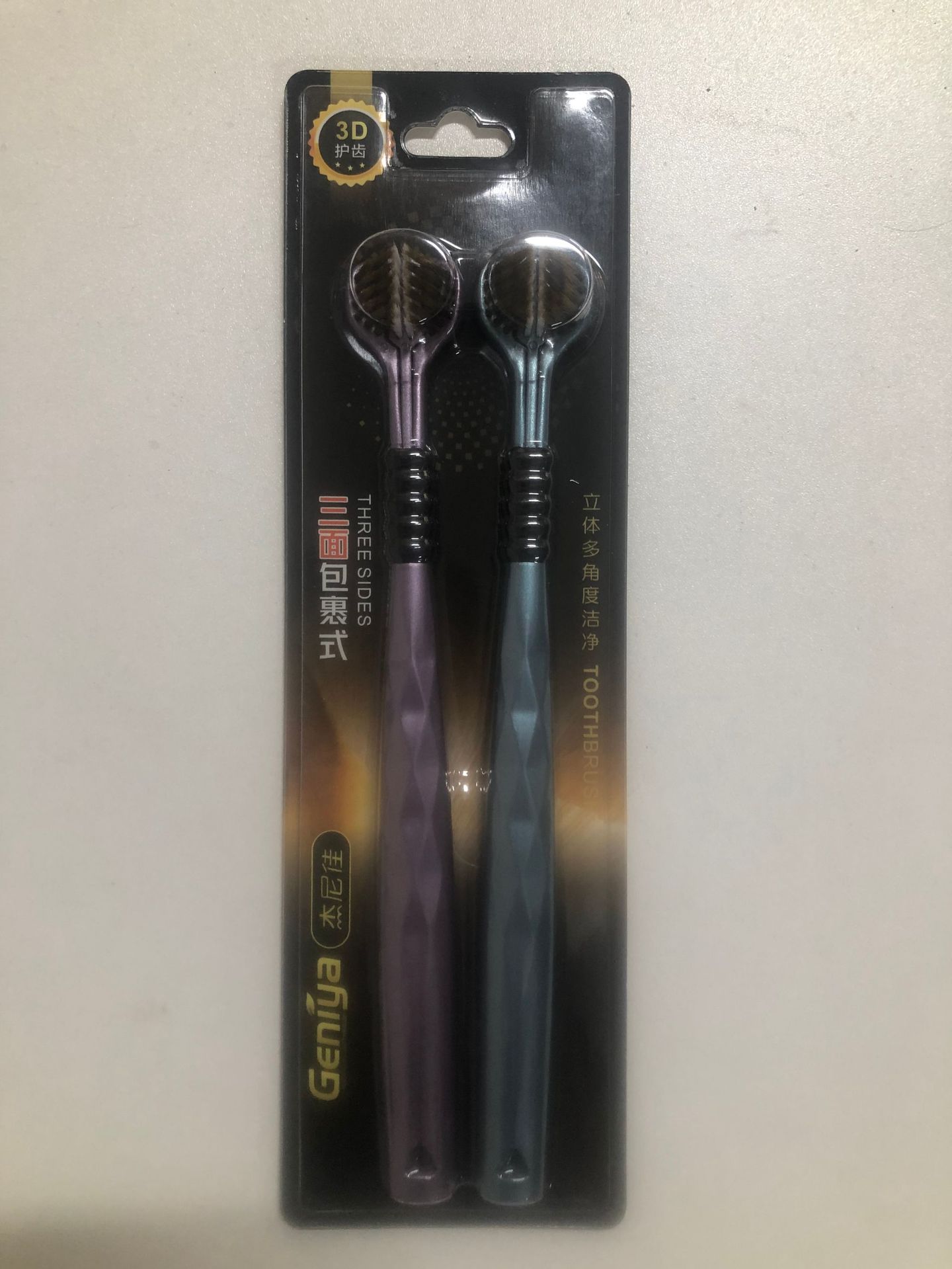 금박 종이 카드 2장