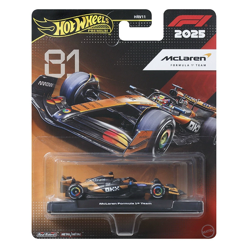 Спот Хоут Вилс Голд Лейбл Ф1 Racing Red Bull McLaren Mercedes-Benz Racing Team Новая партия сплавной автомобильной модели HRV1