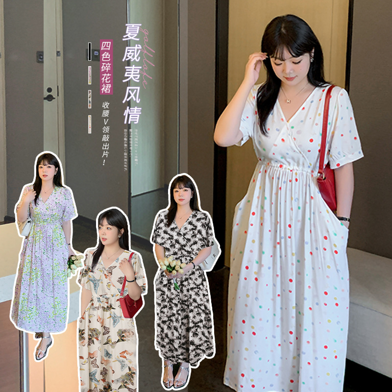   夏  XL-5XL 大きいサイズ ワンピース