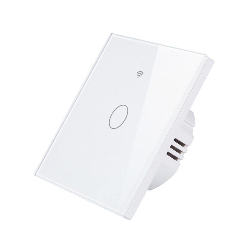 Interruptor inteligente Tuya tipo 86, interruptor WiFi con panel de vidrio templado, control remoto por aplicación móvil y control por voz. image 7