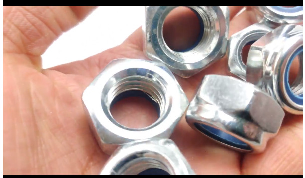 镀锌防滑螺帽/尼龙防松螺母/自锁紧螺母M3M4M5M6M8M10M12-M27M36