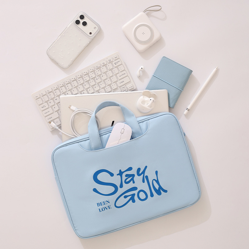 New Laptop Bag with Good Appearance, Suitable for Apple, Huawei, Lenovo, Xiaoxin Student, Shockproof Portable Inner Bag