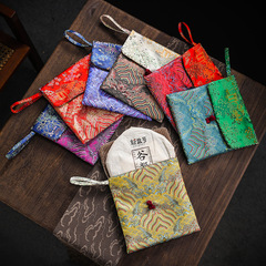 普洱禮品袋茶餅袋翻蓋便攜手工唐裝扣式防潮包裝袋禮品袋加厚防摔