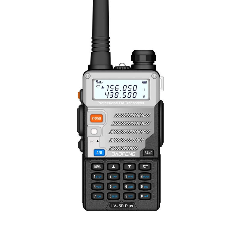Рация Baofeng UV-5R Plus, двуступенчатая, автомобильная и уличная, водонепроницаемая, 50 FM, мини для гражданского использования