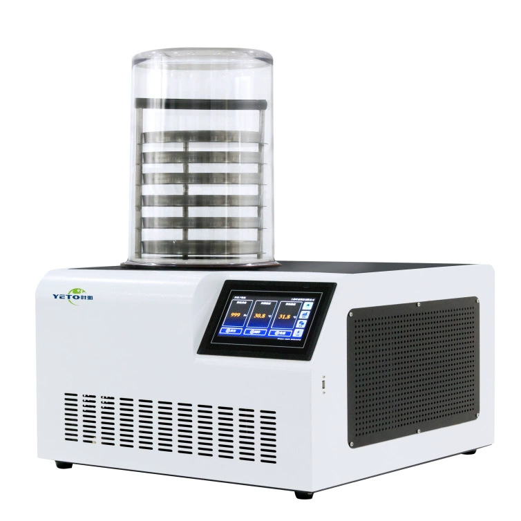 Шанхай Ye Tuo YTLG-10A/12A лаборатория Бытовая вертикальная настольная вакуумная сушилка для замораживания сушилка
