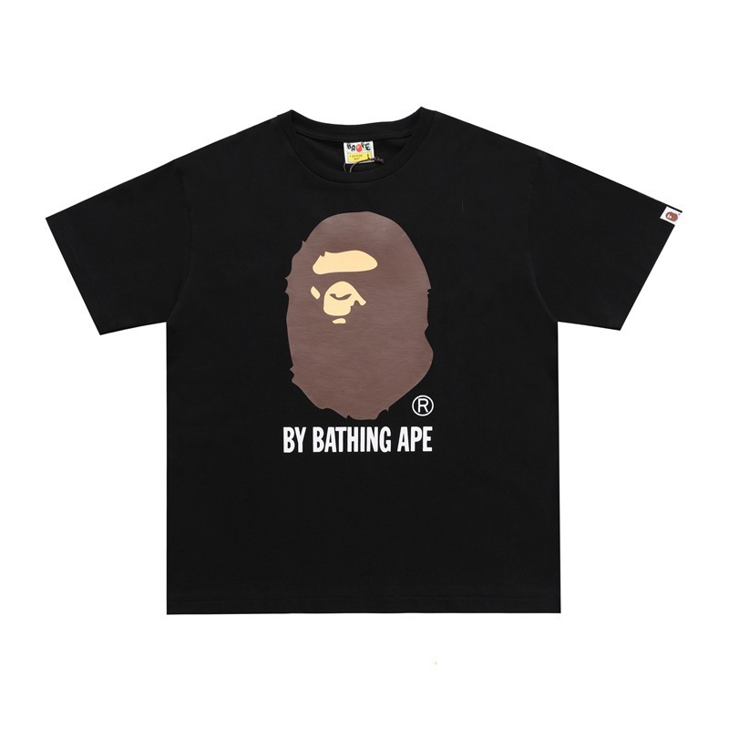 クロスボーダー トレンド ブランド メンズ レディース カップル Tシャツ メンズ 漫画 レター ラウンドネック 半袖|undefined