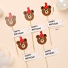 Retro brand decorations flower-shaped, internet celebrity, with little bears