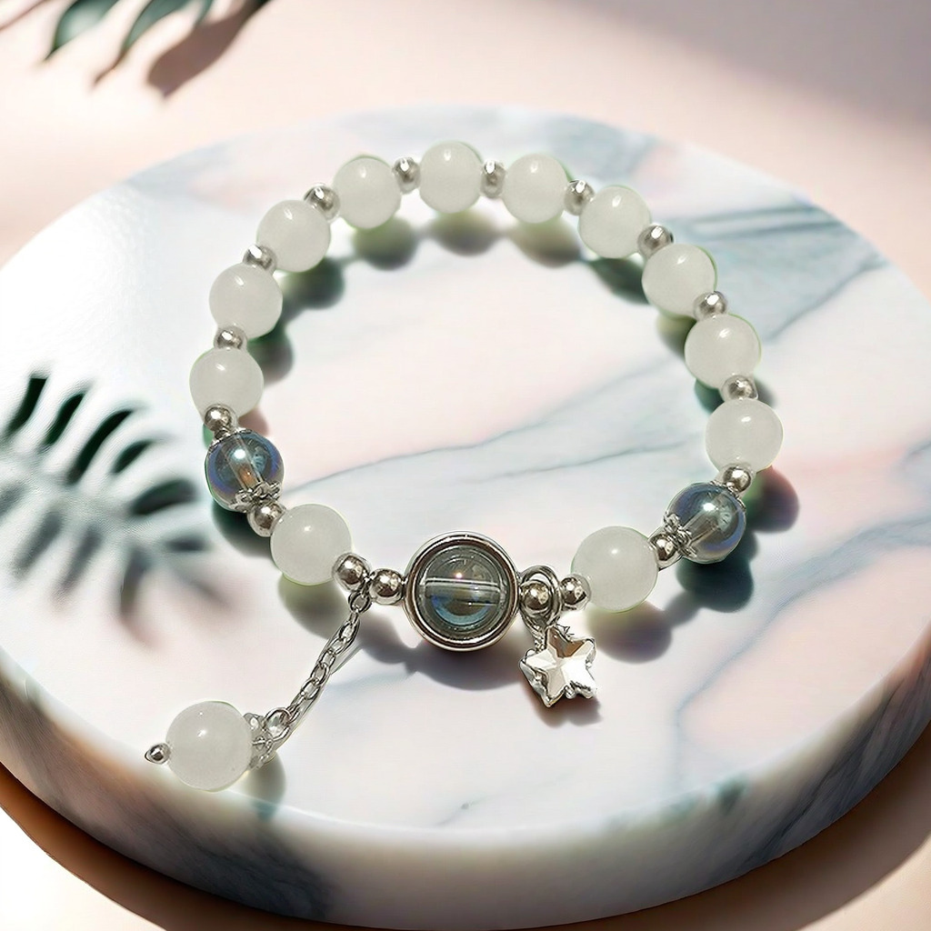 Pulsera de Lirio de los Valles Súper Hada, Promoción Especial 2025, para Mujer, Fresca y Única, Sensación de Alta Gama, Regalo de Pulsera con Cuentas para Mejor Amiga Estudiantil
