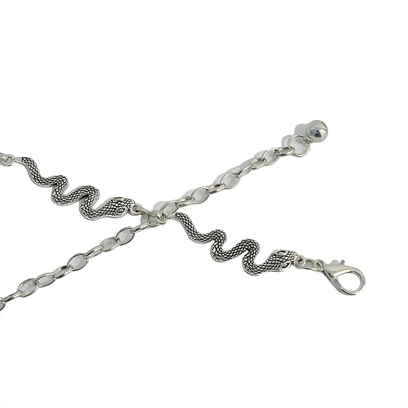 Belt for leisure, decorations, retro brace, metal chain, accessory, for import
