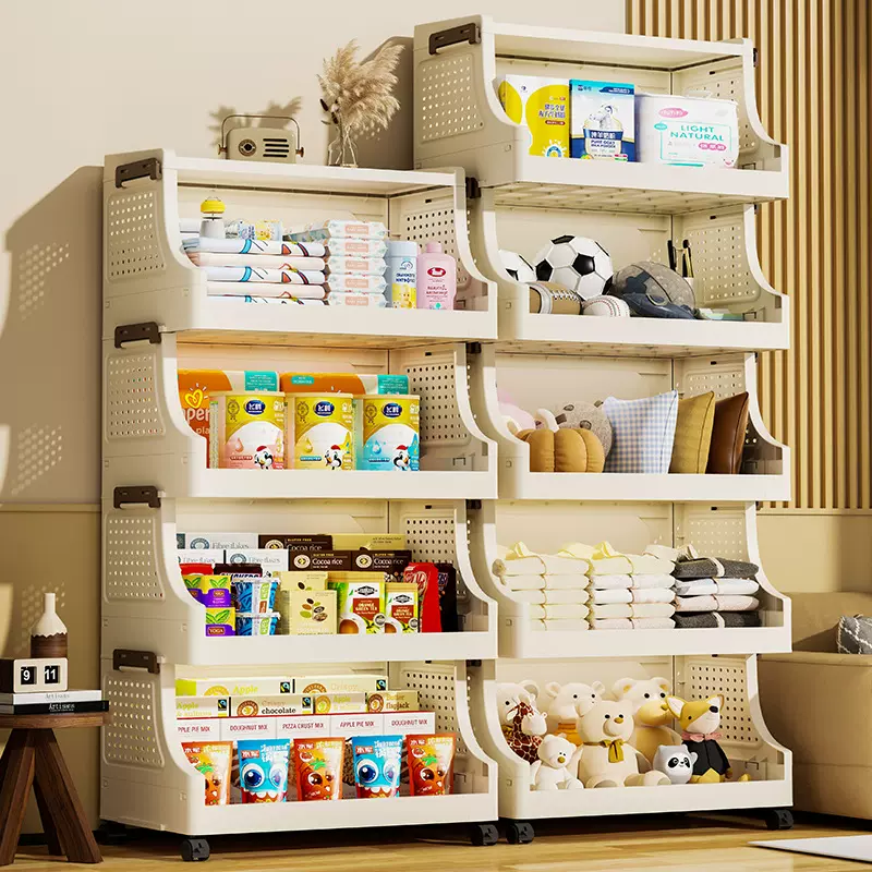 新款大容量居家收纳柜带轮折叠收纳箱客厅卧室物品整理收纳箱批发