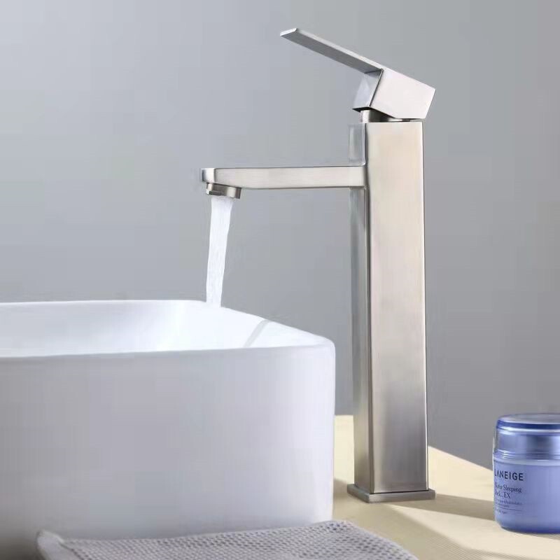黒色洗面器蛇口ステンレス冷熱四方単孔洗面器洗面器トイレ蛇口卸売り|undefined