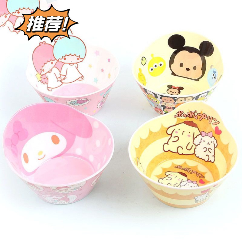 Children's Bowl Tableware Set Anti-fall Household Baby Eating Bowl Cute Cartoon Bowl for Kids Baby Bowl