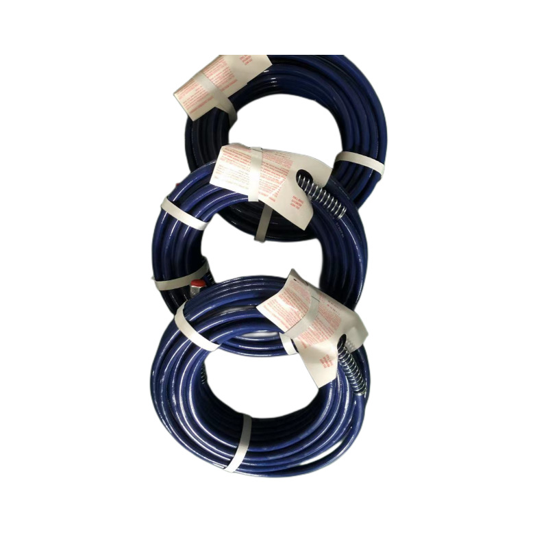 厂家供应聚氨酯钢丝缠绕高压管增强树脂超高压软管水清洗机配件